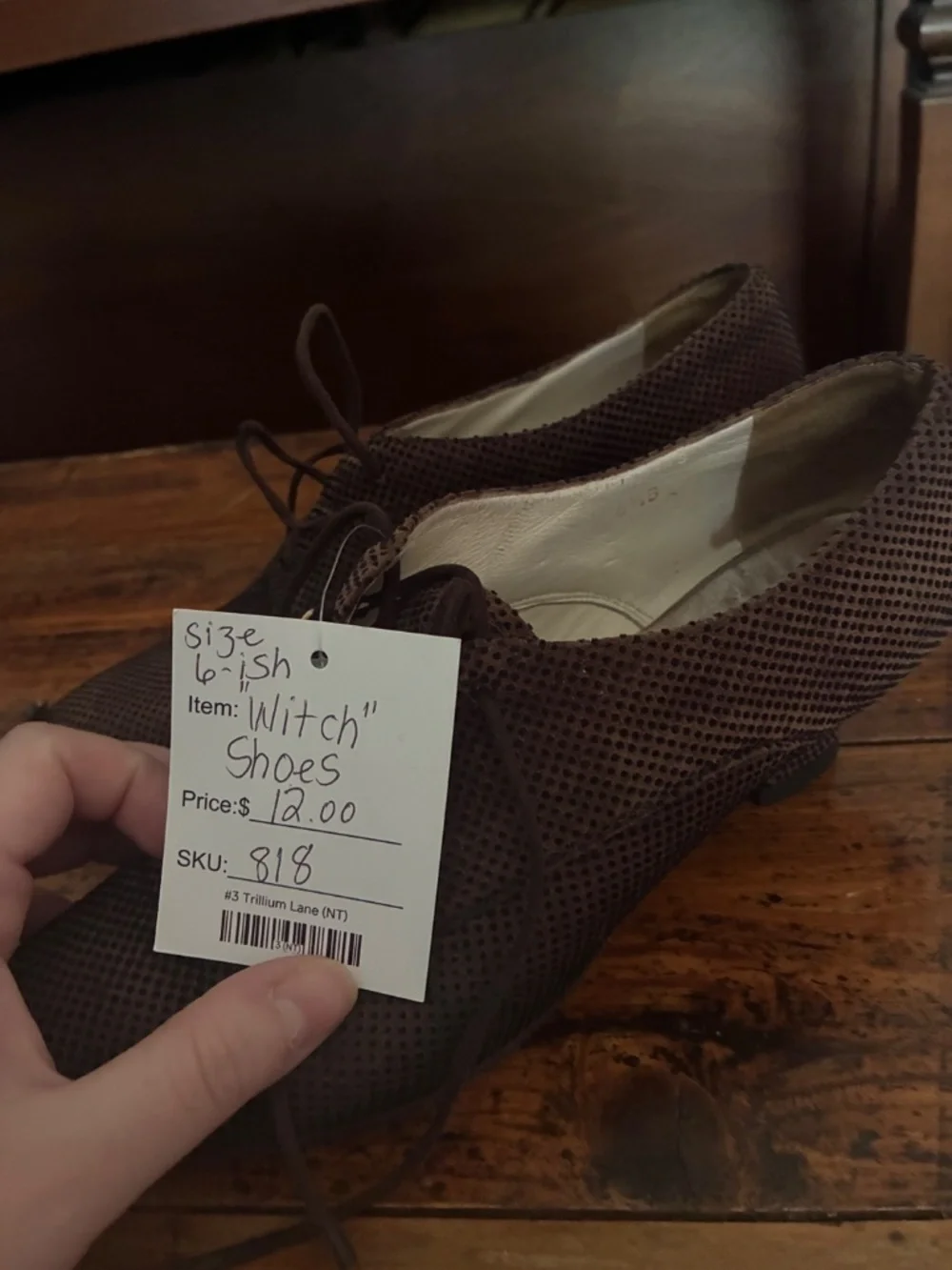 Witchy 80s Oxford Kitten Heel